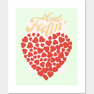 Feeling cute-valentine Posters and Art